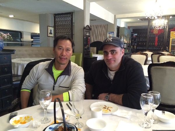 East Asia Chapter: Blaine Wu '90. Mark Patricola '96 in Nantong China Jan 2016
